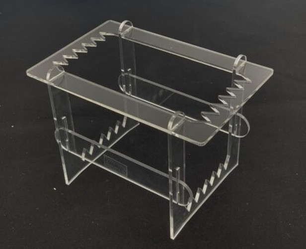 New 4x5 Sheet Film Drying Rack Holds 6 sheets Acrylic Removable Easy to Carry