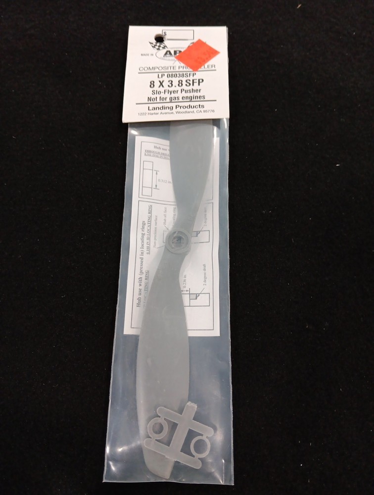 APC C-2 PROPELLER NEW!  8  X 3.8 SFP