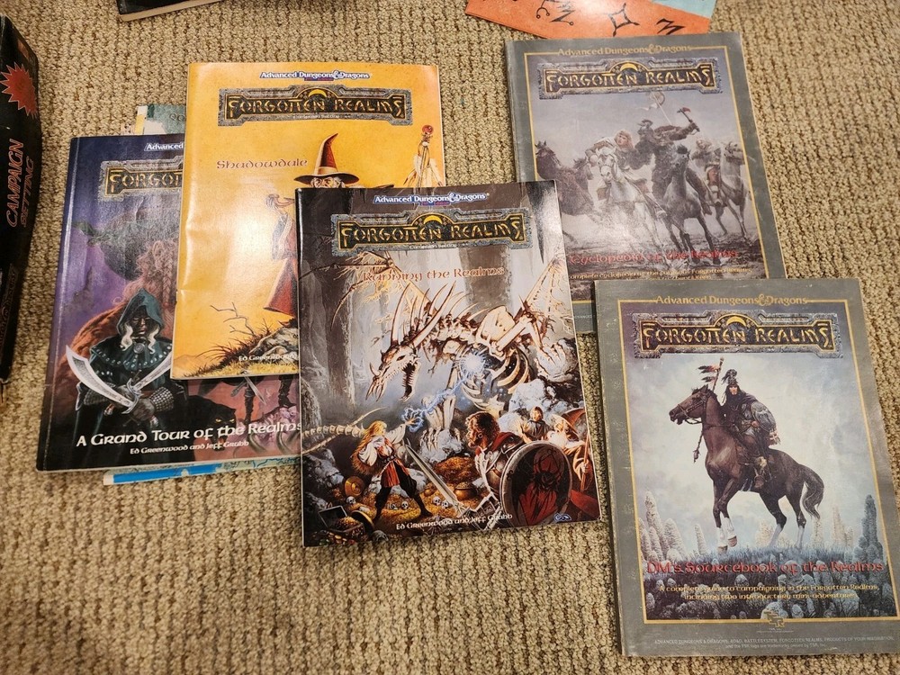 AD&D Dungeons & Dragons Forgotten Realms Campaign Setting Box