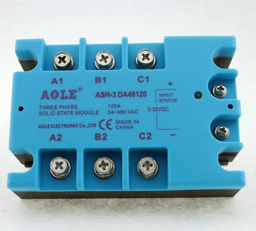 120A High Current ASH-3DA48120 Enhanced Three-phase Solid State Relay