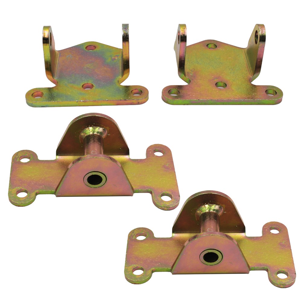 4PCS SBC BBC Solid Motor Engine Mount Combo Fits 1973-90 Camaro Firebird Impala