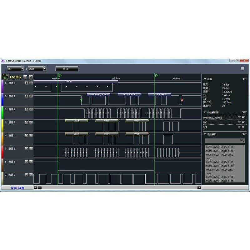 Kingst LA5032 USB Logic Analyzer 500M Max Sample Rate 32 Channels ARM FPGA Debug