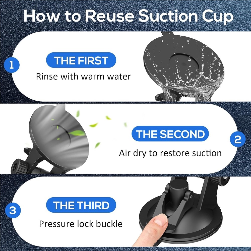 Adjustable Radar Detector Windshield Mount for Whistler - Durable Suction Cup