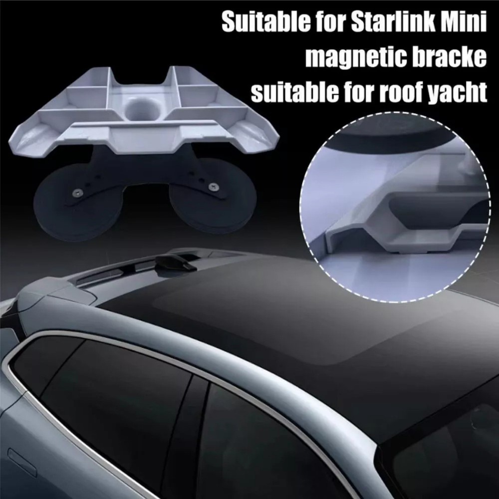 Durable Magnetic Mount Bracket Adapter Accessories Kit For Starlink Mini Car