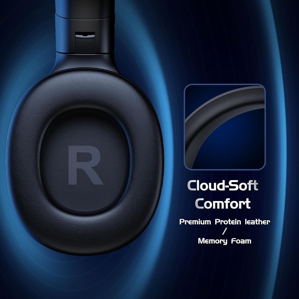 Comfortable Over-Ear Gaming Headset for PS5 & Multi-Platform - 2.4GHz Wireless
