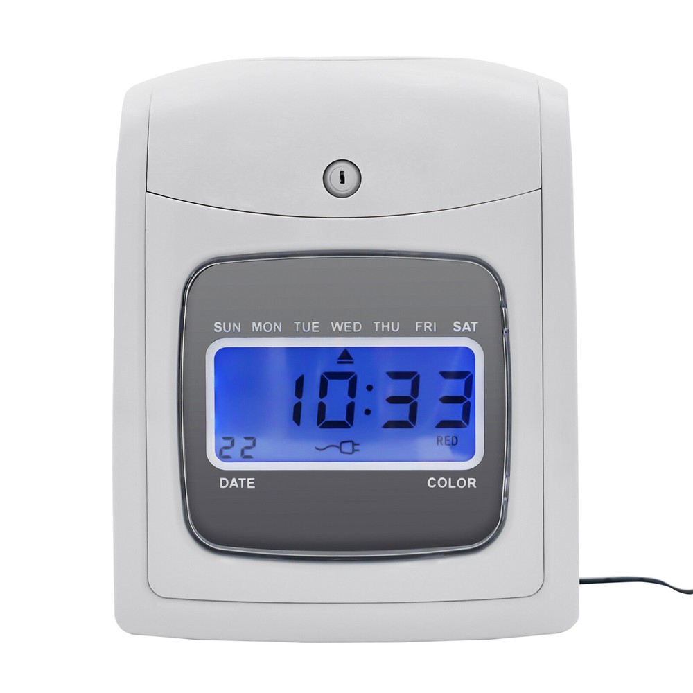 Pyramid Time System Model – Attendance Clock with LCD Display and Alerts