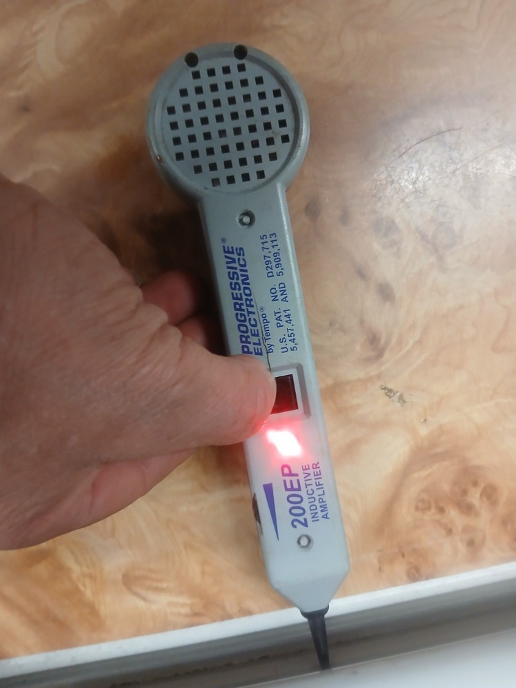 TEMPO PROGRESSIVE ELECTRONICS 200 EP NETWORK CABLE TESTER w59