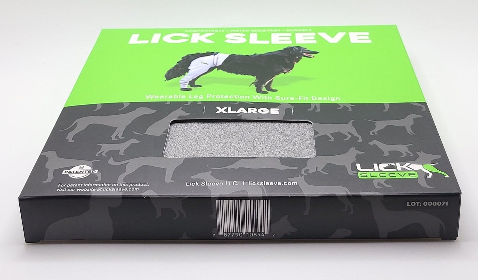 Lick Sleeve X-LARGE Dog Anti-Licking Leg Protection Sleeve Hind/Back Legs L/R