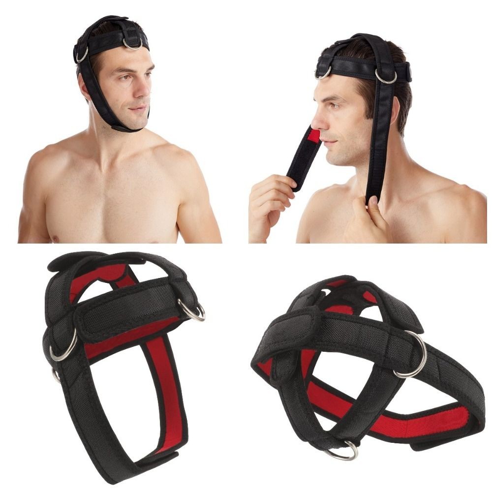 Head Harness Weight Lifting Neck Muscle Strength Training Exercise Practical US