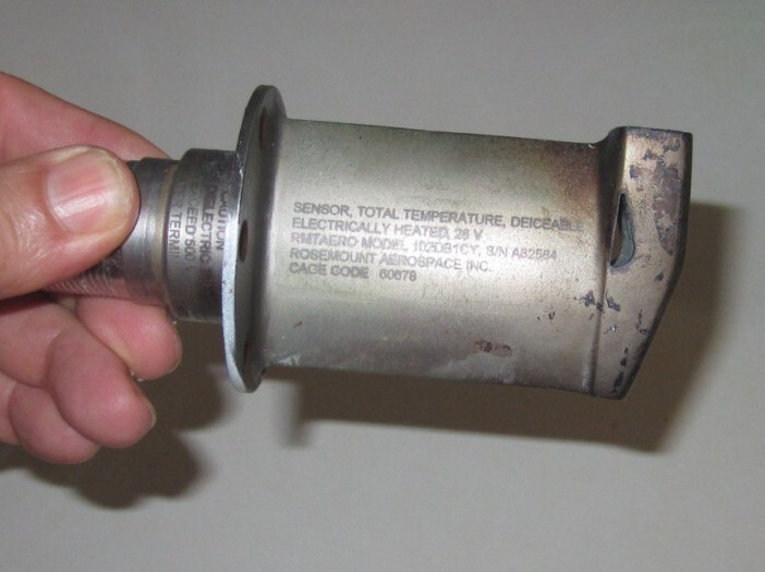 ROSEMOUNT TOTAL TEMPERATURE SENSOR 102DB1CY AS REMOVED