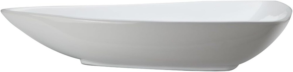 DECOLAV 1449-CWH Triangular Vessel Lavatory Sink- White