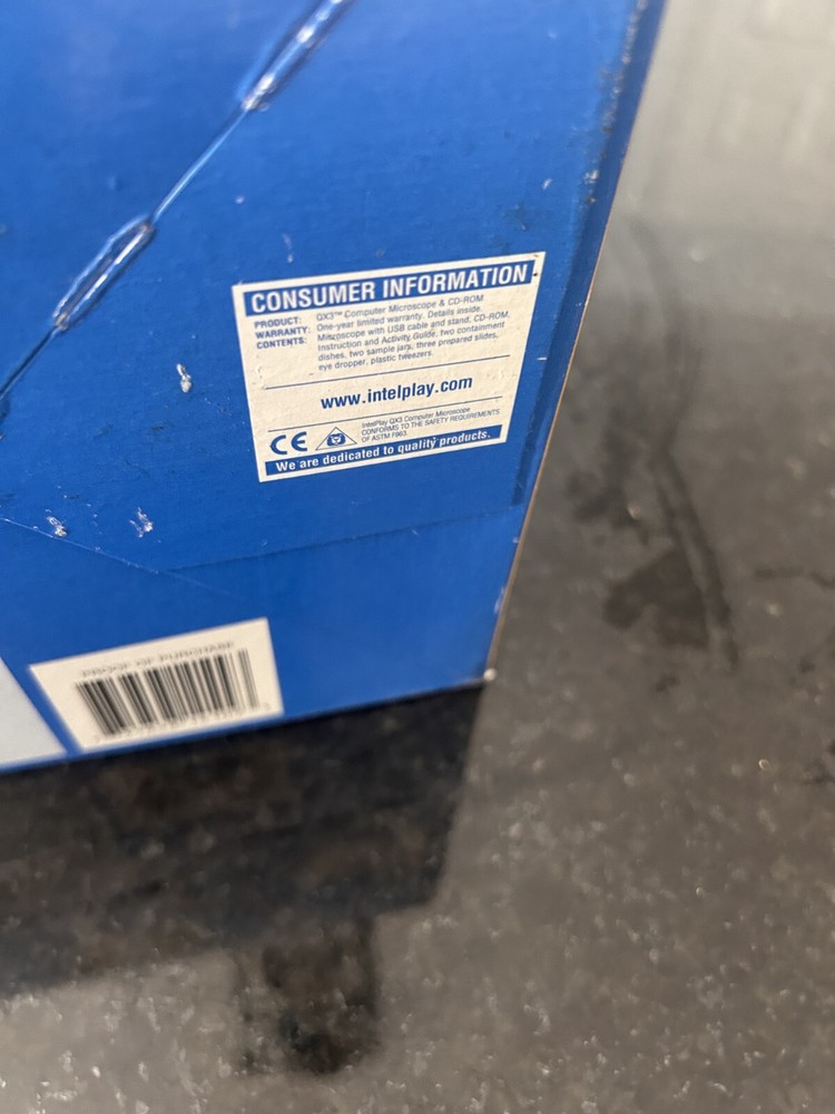 Intel Play QX3+ Computer Microscope Electronics Windows 2000, 98, 98 SE, ME VTG