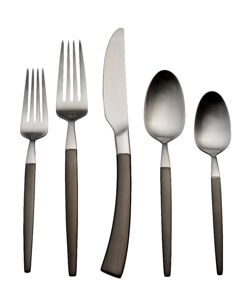 Oneida Adjacent Midnight 20 Piece Place Set Flatware Stainless Serves 4 Persons