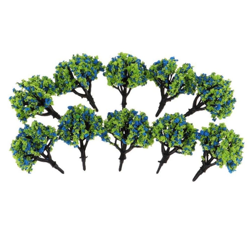 10pc 1:200 Scale Trains DIY Scenery Landscape Model Trees