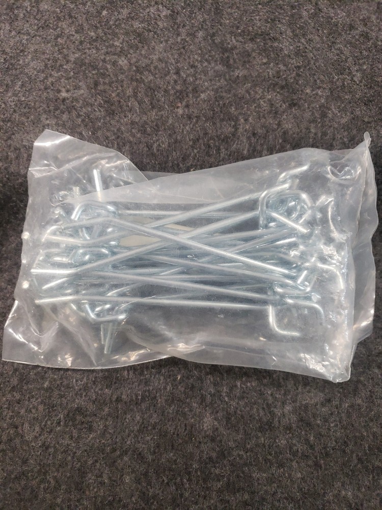 Peg Board 4" Straight Hook - Pegboard Hook - 15 pack ..... (C15B1)