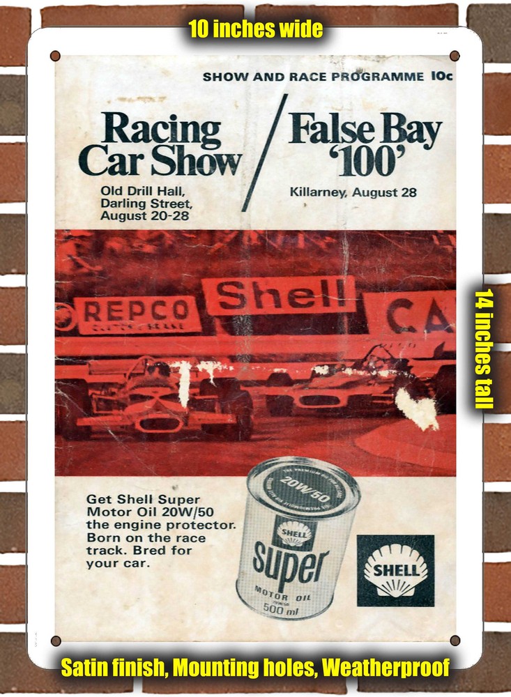 Metal Sign - 1971 Killarney Racing Program - 10x14 inches