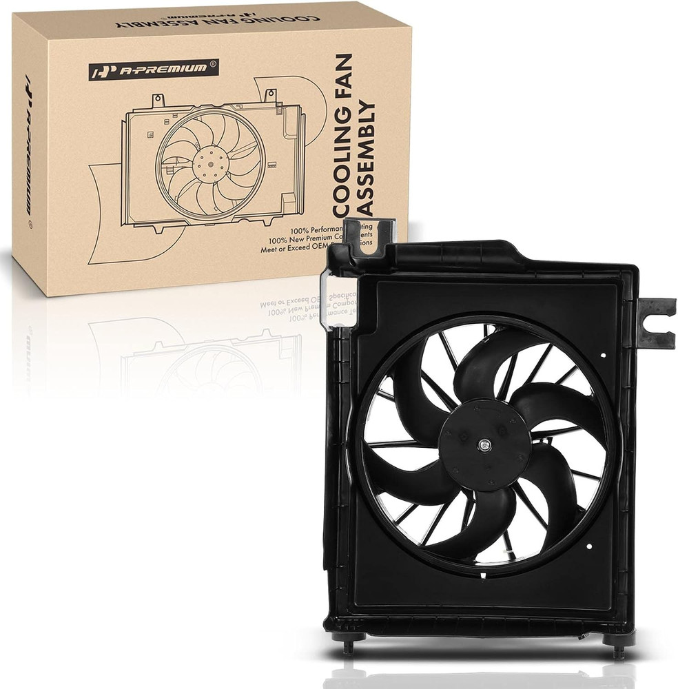 A/C Condenser Fan Assembly Compatible with Select Dodge Models - Ram 1500 2002-2