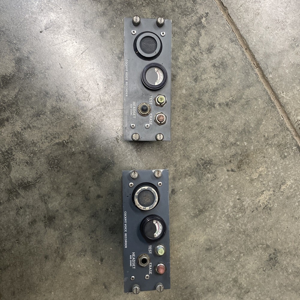 2 FAIRCHILD COCKPIT VOICE RECORDERS MODEL A152
