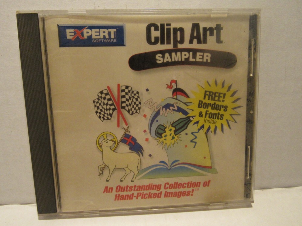 Vintage - EXPERT Clip Art CD-ROM Computer Software - Drivers Utilities *SAMPLER*