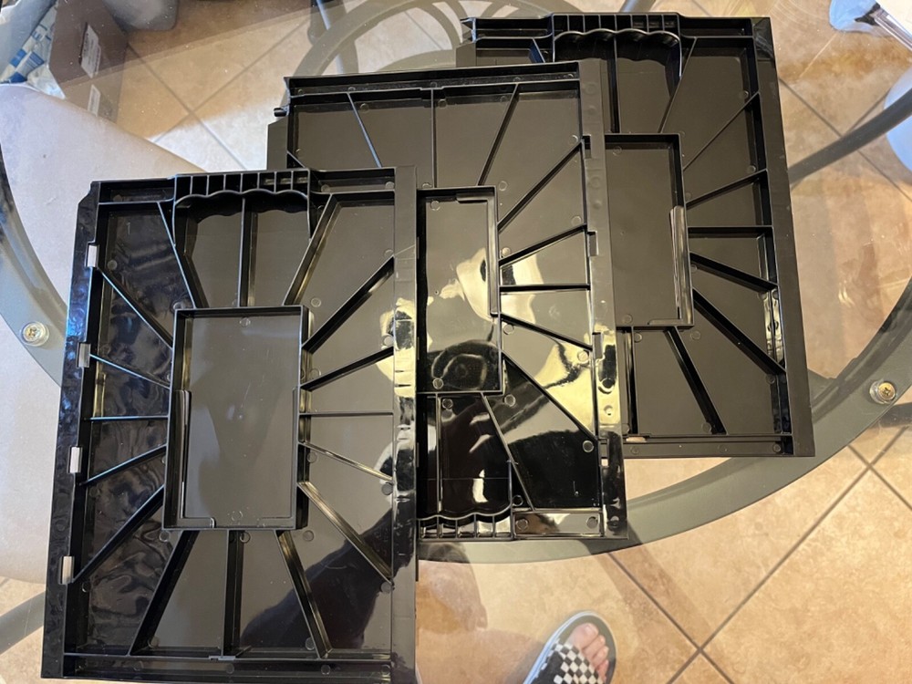 BCW Short Comic Book Bin Replacement Side Piece- Black QTY 1- Minor Chips