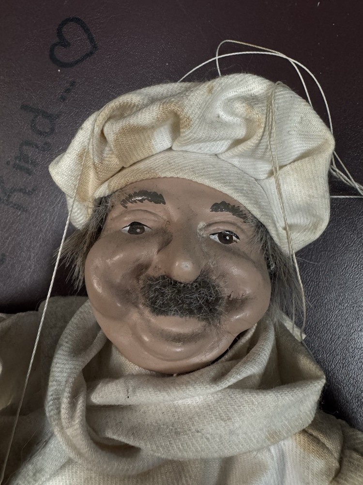 Marionette Chef - From The 60’s? Handmade Original Puppet