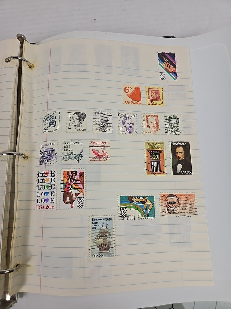 Scott's American Album For United States Album - Some Stamps + Extra's (1957)