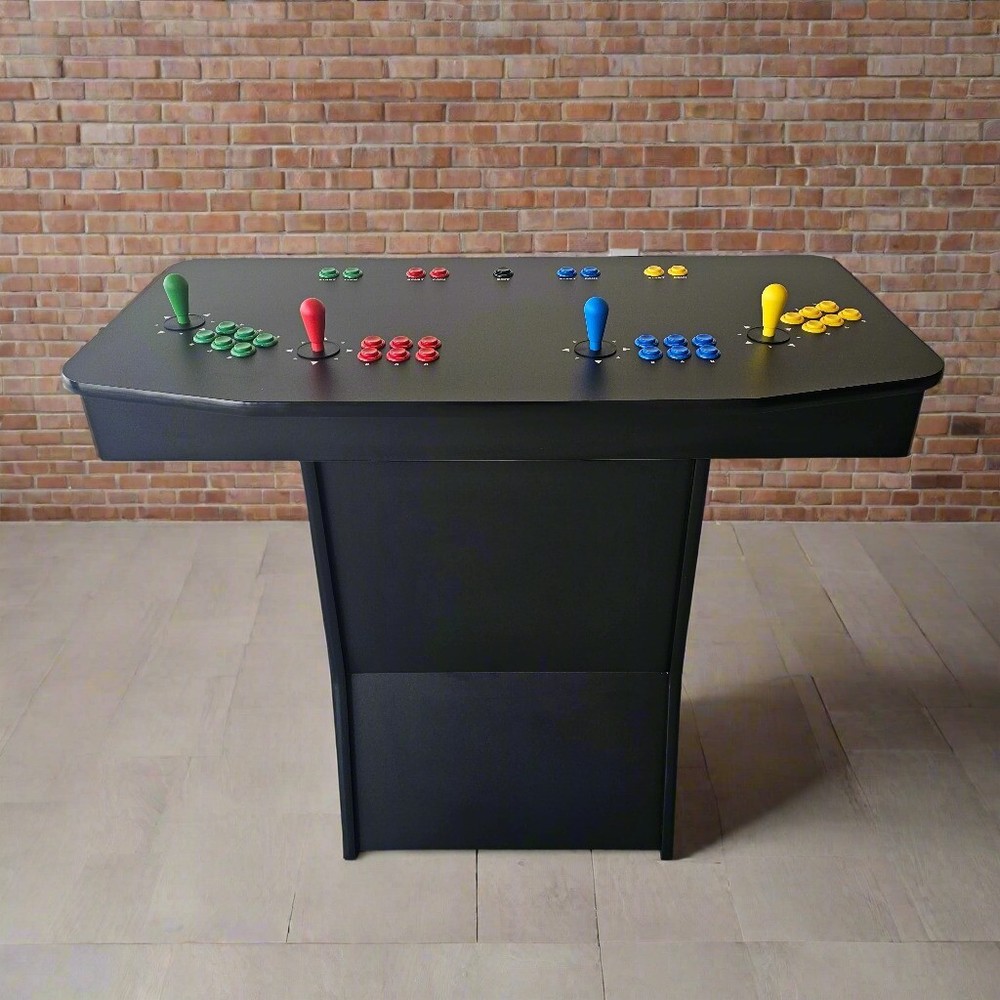 4 Player Arcade Machine Pedestal Cabinet