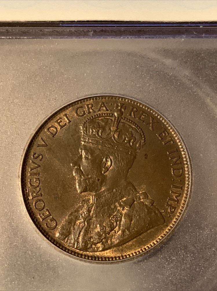 1917 CANADA One Cent ICG MS62BN
