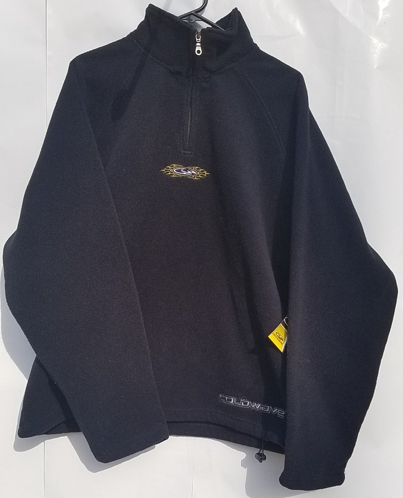 *CLOSEOUT* NWT COLDWAVE BLACK FLEECE PULLOVER , various sizes