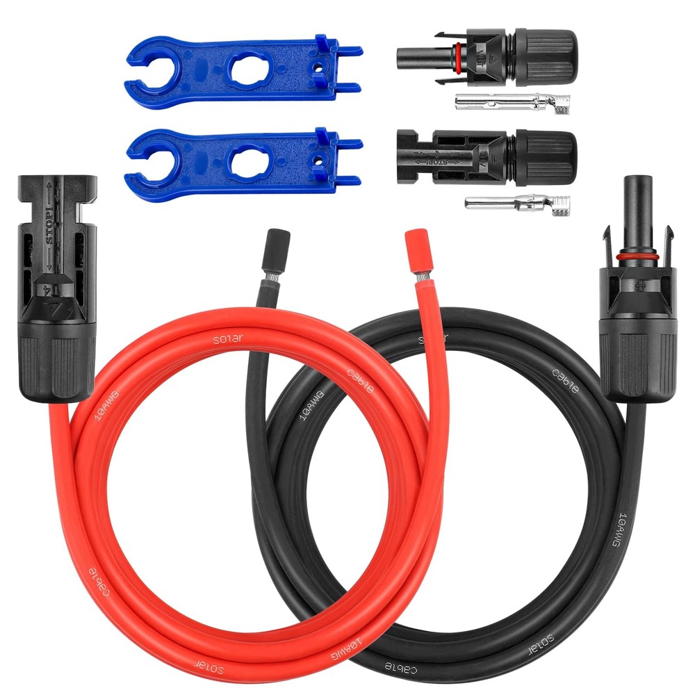 10AWG Solar Extension Panel Cable - 10FT Wire with