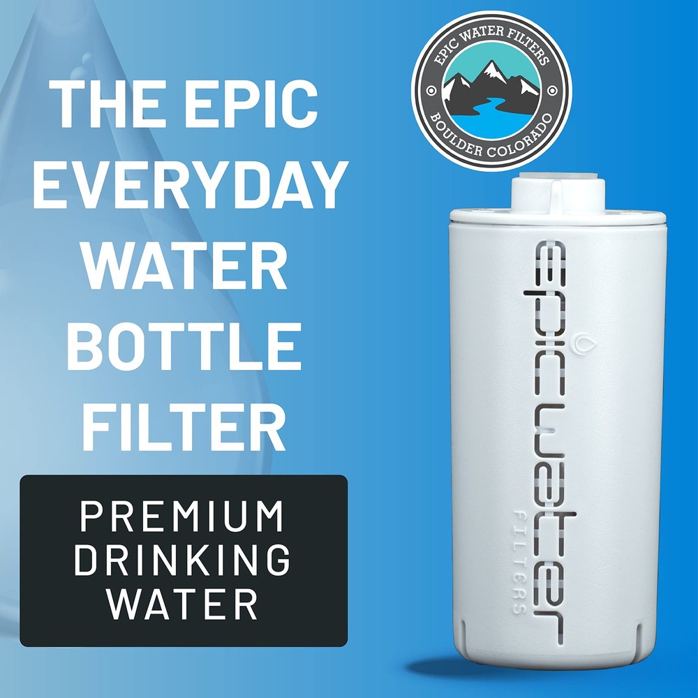 Everywhere Bottle Filter Complete Filter | 1-Pack | 75 Gallon Total Life | 3-...