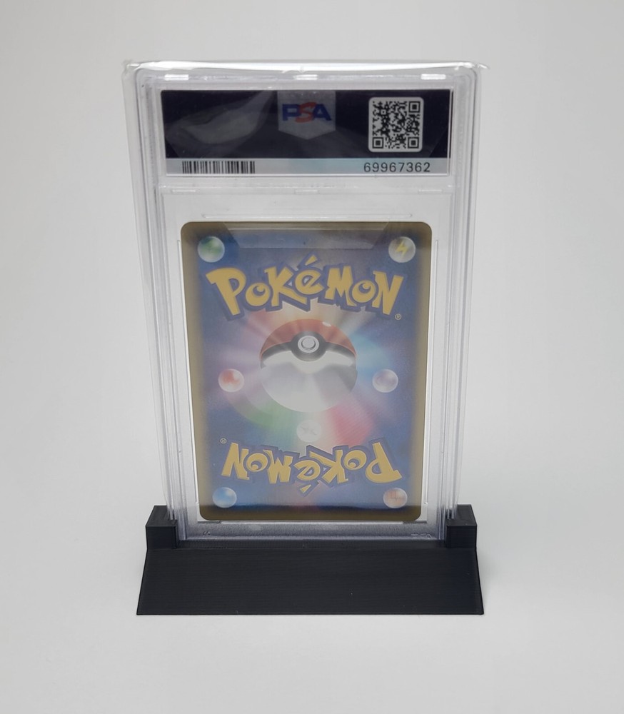 PSA Graded Card Display Stand Black