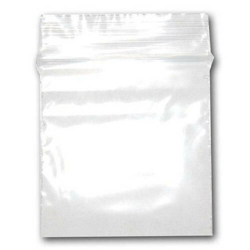 Clear Reclosable Seal Top Zip Pak Plastic Packing Packaging Poly Lock Bags 2 Mil