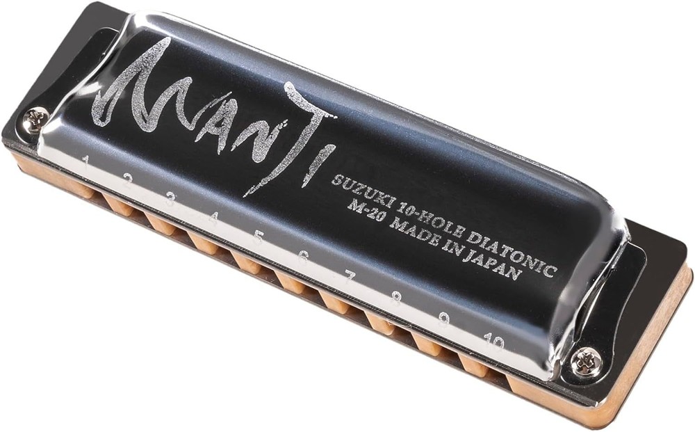 SUZUKI 10-Hole Harmonica MANJI M-20 G