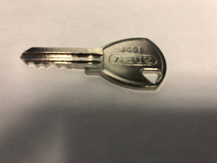 ABUS LOCK KEY NUMBER 6401 OEM