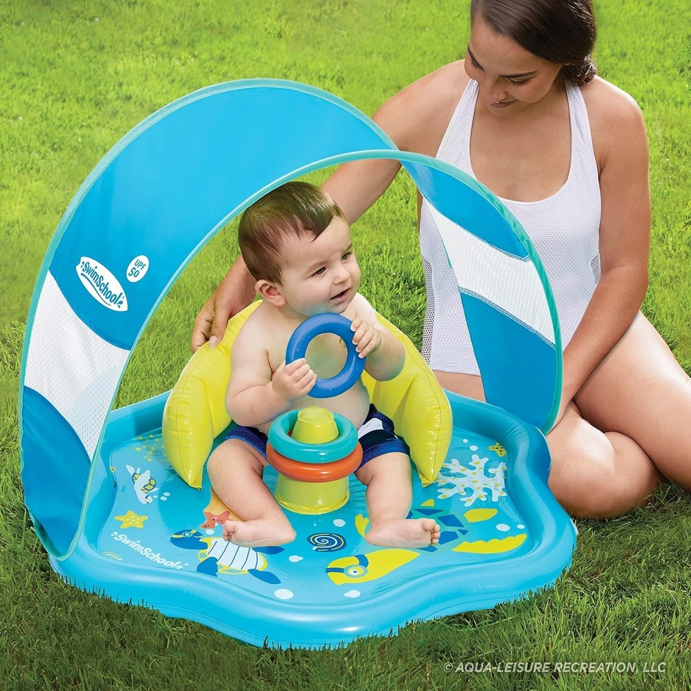 Seat & Canopy Baby Floaties for Maximum Stability