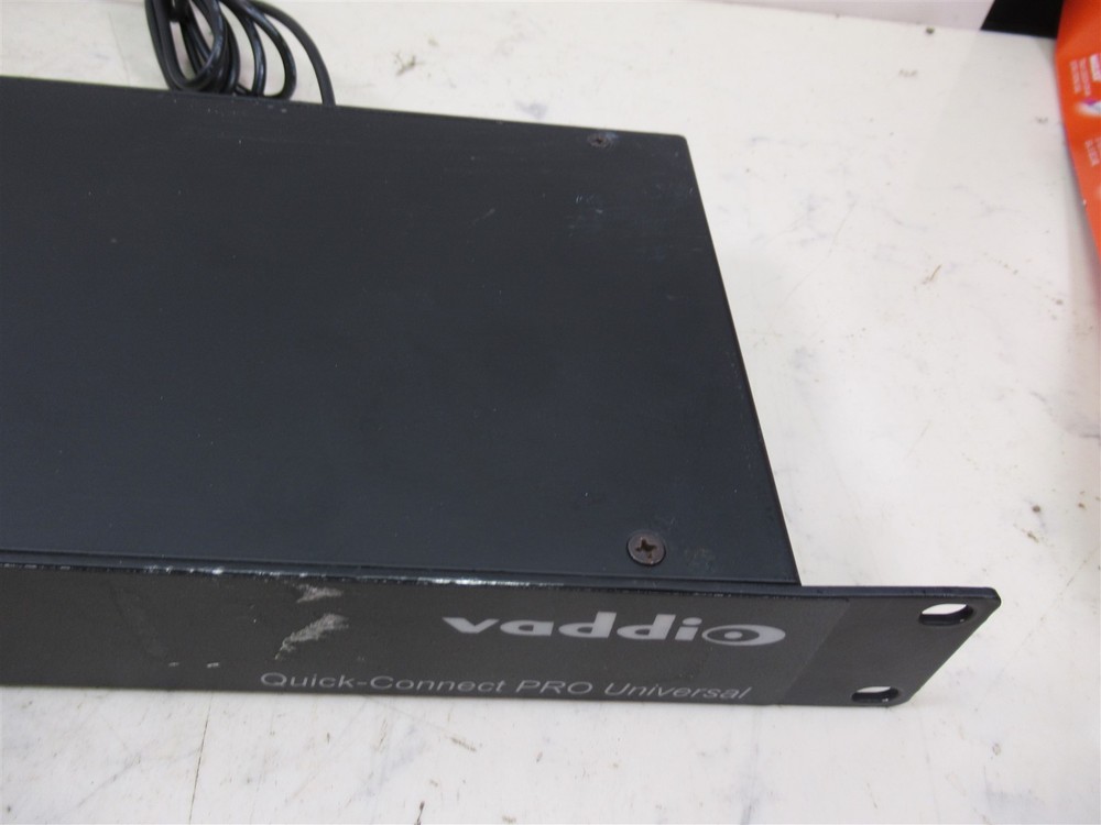 Cat-5 Camera Interface Control Vaddio Quick Connect PRO Universal Rack Mount