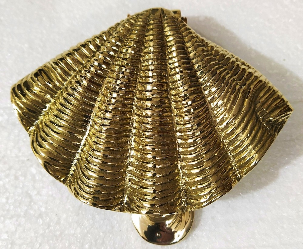 Decorative Brass Sea Shell Door Knocker Solid Brass