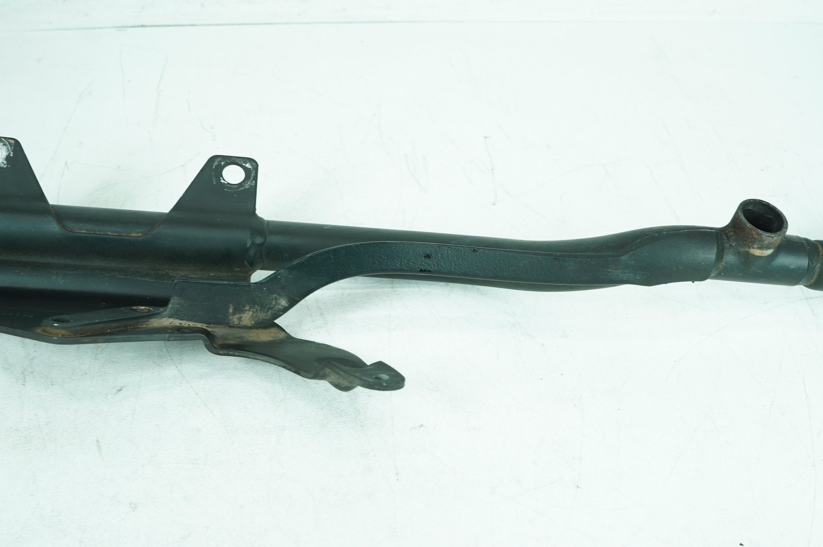 08 Harley Sportster XL1200 Low Exhaust Muffler Interconnect Bracket Support Bar