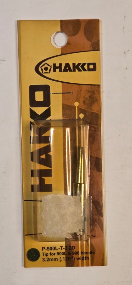 HAKKO Genuine P-900L-T-3.2D Replacement Soldering Tip Chisel for 900L & 908