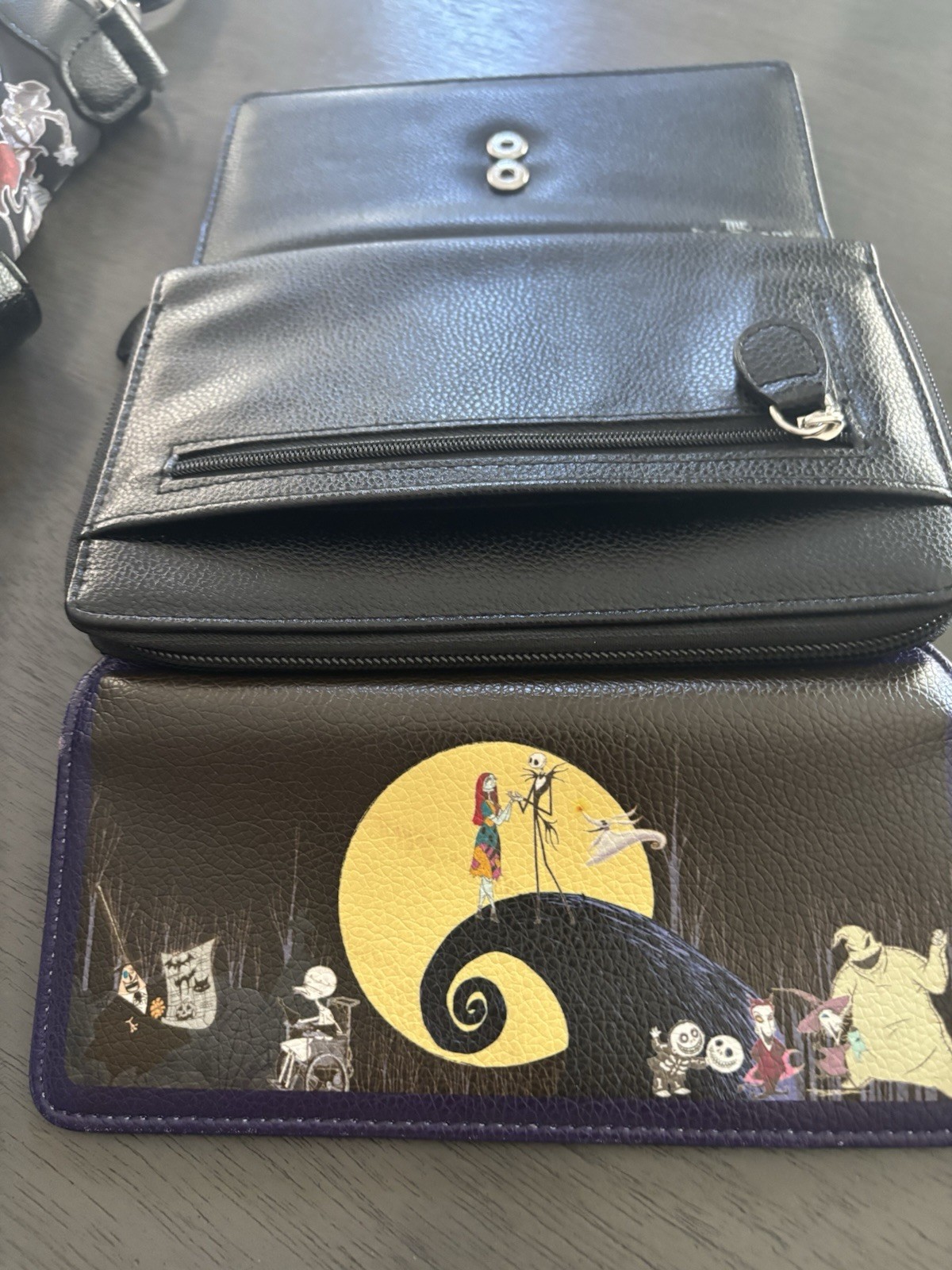 Disney The Nightmare Before Christmas Large Tote Bag & Wallet Set Black