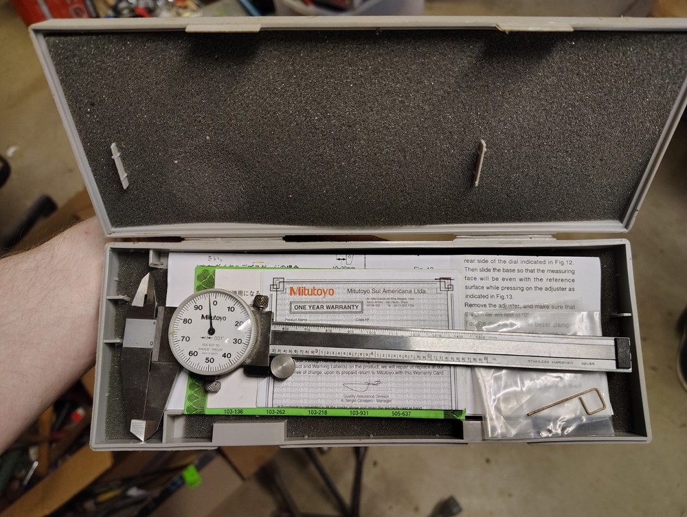 Mitutoyo 505-738 Dial Caliper