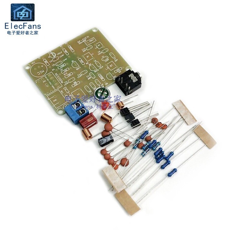 FM Wireless Microphone Suite FM Radio Transmitter 1.5-9V 88-108MHz Module DIY