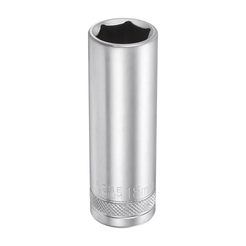 6 Points Deep Socket 1/2" Drive 18mm Nickel Plating Hex Socket 3.1" Long