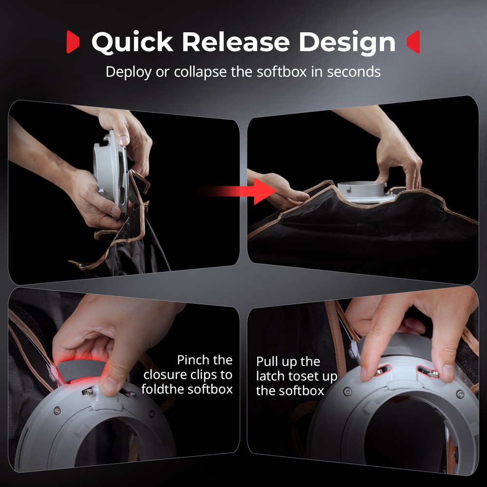 SmallRig 24'' x 35" Quick Release Softbox Bowens FS-6090 with Diffuser Bag