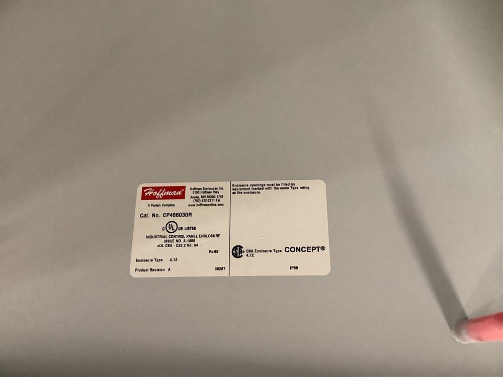 Hoffman CP486030R Concept Enclosure
