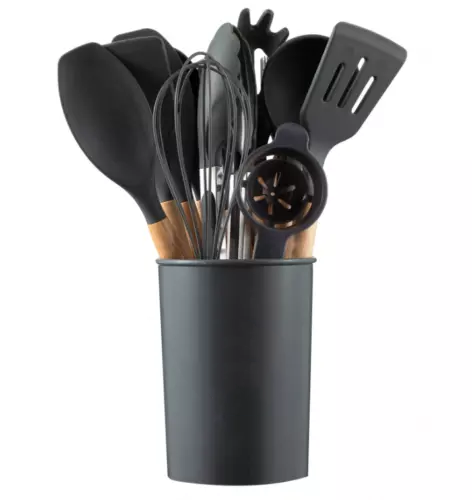 14 Pcs Silicone Cooking Utensil Kitchen Set Heat Resistant Nonstick Spatula Tool