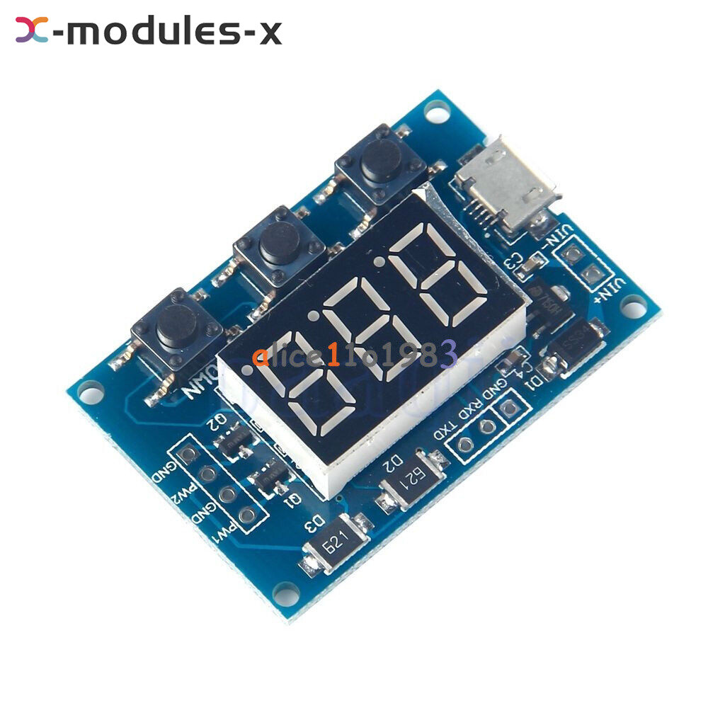 Adjustable PWM Pulse Frequency Duty Cycle Square Wave Signal Generator Module