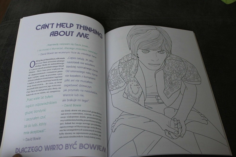 David Bowie Starman Coloring Book