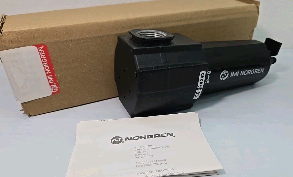 Norgren F74G-6AN-QM3 Excelon F74G General Purpose Filter, Manual Drain 3/4″ NPT